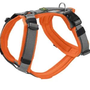 Top-Angebot HUNTER Geschirr Maldon Up 60-91/M-L orange/grau